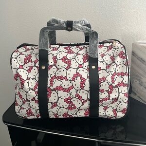 New Hello Kitty Rolling Duffle Bag Carry-On Travel Bag